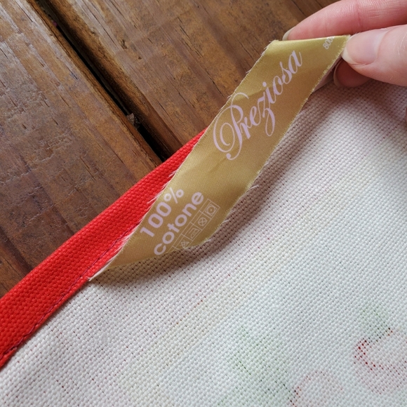 Decorative Italian cotton canvas kitchen tapestry - Picture 4 of 5